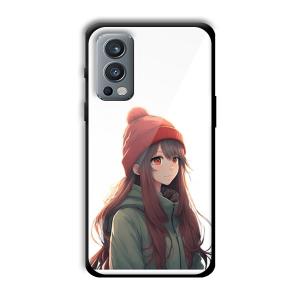 Little Girl Customized Printed Glass Back Cover for OnePlus Nord 2