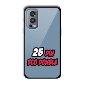 25 Din Customized Printed Glass Back Cover for OnePlus Nord 2
