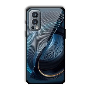Tecno Blue Customized Printed Glass Back Cover for OnePlus Nord 2