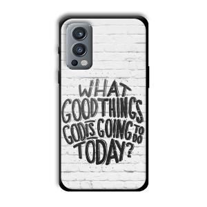 Good Thinks Customized Printed Glass Back Cover for OnePlus Nord 2