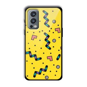 Yellow Game Customized Printed Glass Back Cover for OnePlus Nord 2