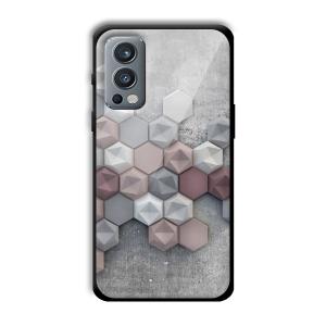 Blocks of Grey Customized Printed Glass Back Cover for OnePlus Nord 2