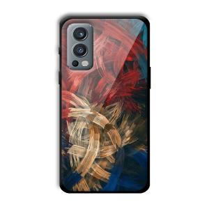 Painted Frame Customized Printed Glass Back Cover for OnePlus Nord 2