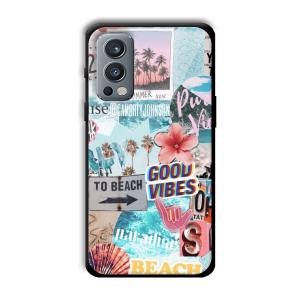 To the Beach Customized Printed Glass Back Cover for OnePlus Nord 2