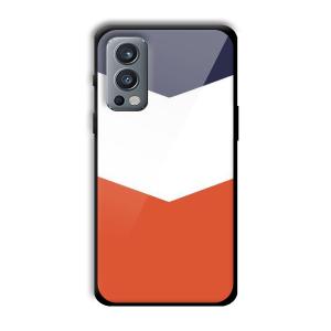 3 Colors Customized Printed Glass Back Cover for OnePlus Nord 2