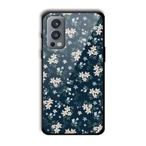 Little Flowers Customized Printed Glass Back Cover for OnePlus Nord 2