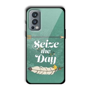 Seize the Day Customized Printed Glass Back Cover for OnePlus Nord 2