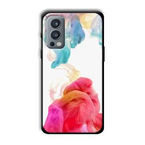 Water Colors Customized Printed Glass Back Cover for OnePlus Nord 2