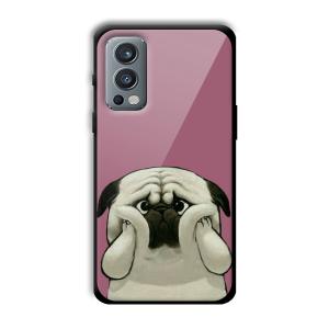 Chubby Dogo Customized Printed Glass Back Cover for OnePlus Nord 2