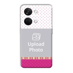 Baby Pink Design Customized Printed Back Cover for OnePlus