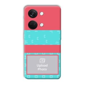 Bluish Pattern Customized Printed Back Cover for OnePlus