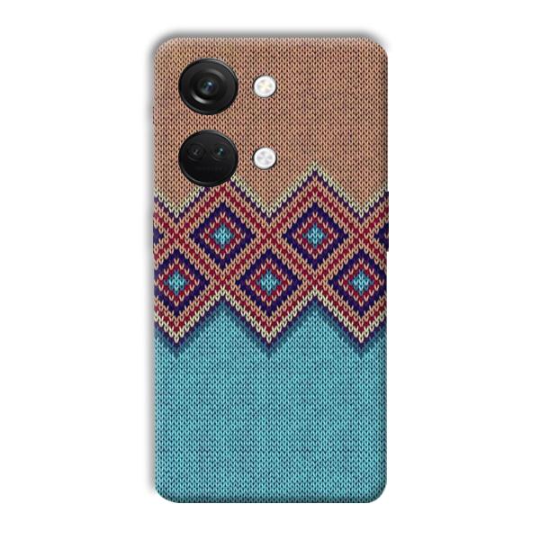 Fabric Design Phone Customized Printed Back Cover for OnePlus