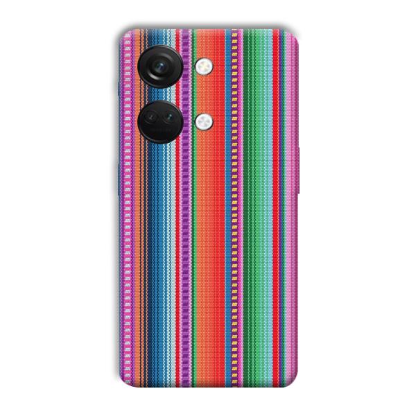 Fabric Pattern Phone Customized Printed Back Cover for OnePlus