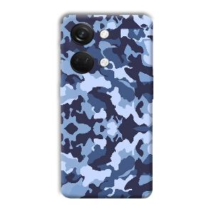 Blue Patterns Phone Customized Printed Back Cover for OnePlus