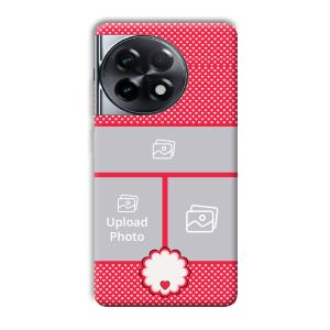 Little Hearts Customized Printed Back Cover for OnePlus 11R