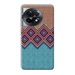 Fabric Design Phone Customized Printed Back Cover for OnePlus 11R