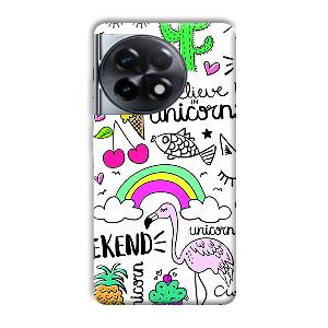 Stay Wild Phone Customized Printed Back Cover for OnePlus 11R
