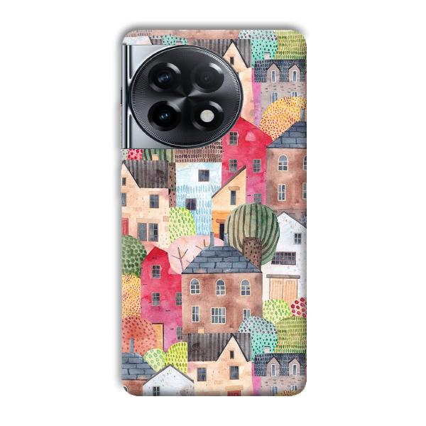 Colorful Homes Phone Customized Printed Back Cover for OnePlus 11R