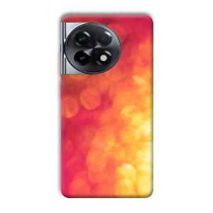 Red Orange Phone Customized Printed Back Cover for OnePlus 11R