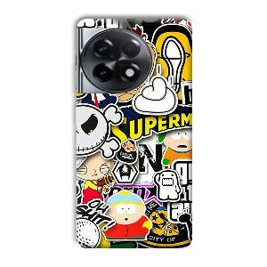 Cartoons Phone Customized Printed Back Cover for OnePlus 11R