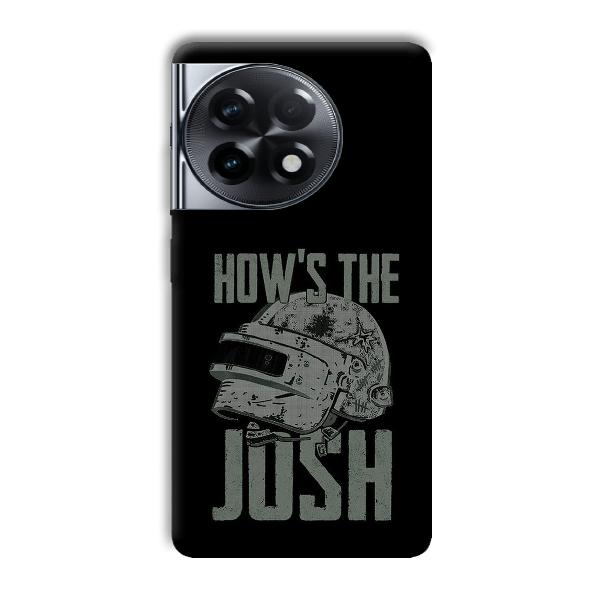 How's The Josh Phone Customized Printed Back Cover for OnePlus 11R