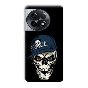 Panda & Skull Phone Customized Printed Back Cover for OnePlus 11R