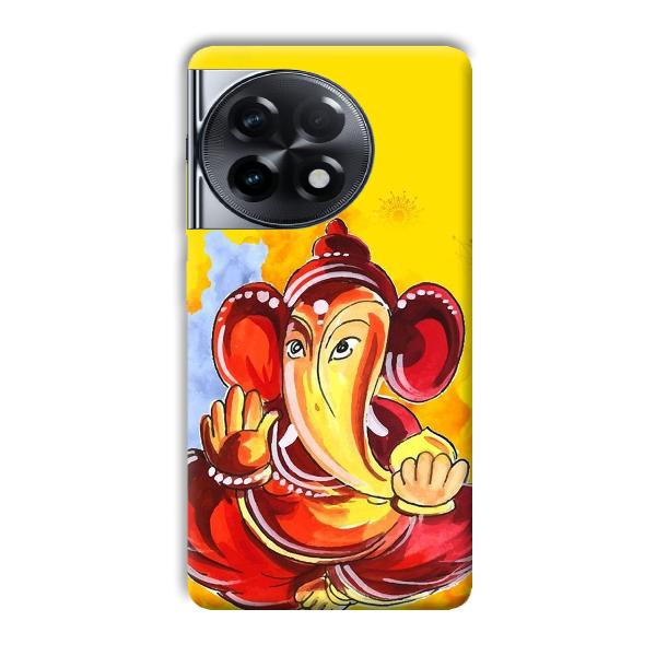 Ganesha Ji Phone Customized Printed Back Cover for OnePlus 11R