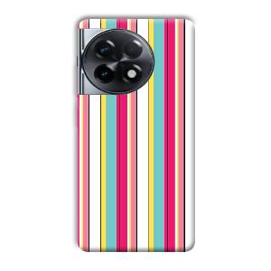 Lines Pattern Phone Customized Printed Back Cover for OnePlus 11R