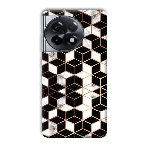 Black Cubes Phone Customized Printed Back Cover for OnePlus 11R