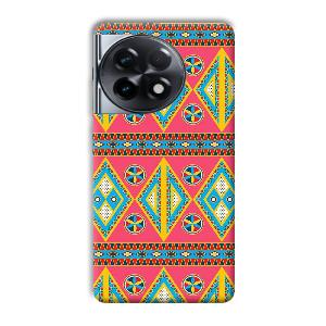 Colorful Rhombus Phone Customized Printed Back Cover for OnePlus 11R