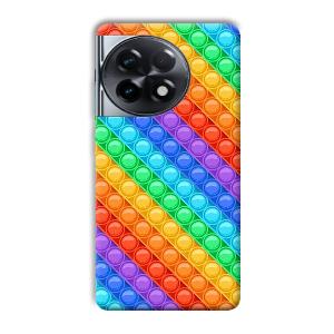 Colorful Circles Phone Customized Printed Back Cover for OnePlus 11R