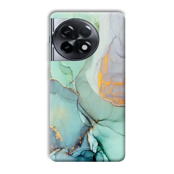 Green Marble Phone Customized Printed Back Cover for OnePlus 11R