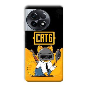 CATG Phone Customized Printed Back Cover for OnePlus 11R