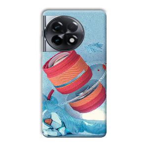 Blue Design Phone Customized Printed Back Cover for OnePlus 11R