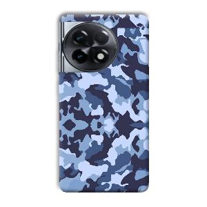Blue Patterns Phone Customized Printed Back Cover for OnePlus 11R