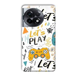 Let's Play Phone Customized Printed Back Cover for OnePlus 11R
