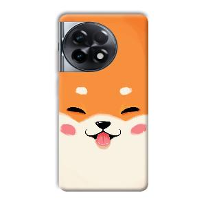 Smiley Cat Phone Customized Printed Back Cover for OnePlus 11R