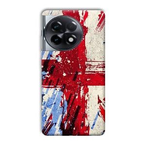 Red Cross Design Phone Customized Printed Back Cover for OnePlus 11R