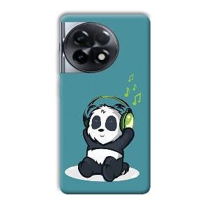 Panda  Phone Customized Printed Back Cover for OnePlus 11R