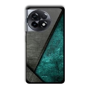 Aqua Green Customized Printed Glass Back Cover for OnePlus