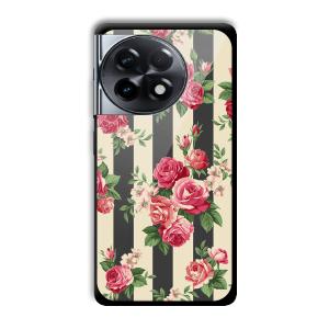 Wall of Flowers Customized Printed Glass Back Cover for OnePlus 11R