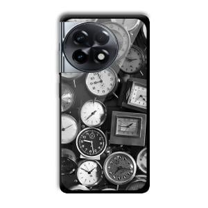 Alarm Clocks Customized Printed Glass Back Cover for OnePlus 11R