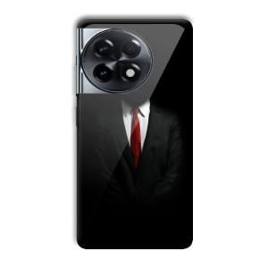 Hitman Customized Printed Glass Back Cover for OnePlus