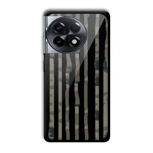 Camo Customized Printed Glass Back Cover for OnePlus