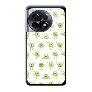Green Eyes Customized Printed Glass Back Cover for OnePlus 11R