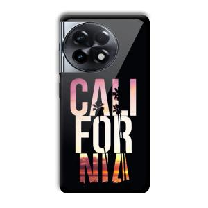 California Customized Printed Glass Back Cover for OnePlus 11R