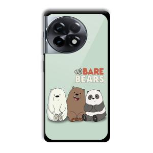 We Bare Bears Customized Printed Glass Back Cover for OnePlus 11R