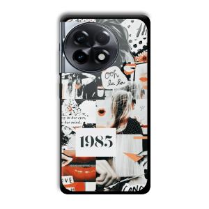 1985 Customized Printed Glass Back Cover for OnePlus