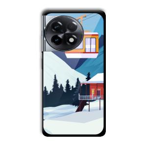 Holiday Home Customized Printed Glass Back Cover for OnePlus 11R