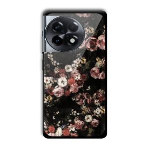 Flowers Customized Printed Glass Back Cover for OnePlus 11R